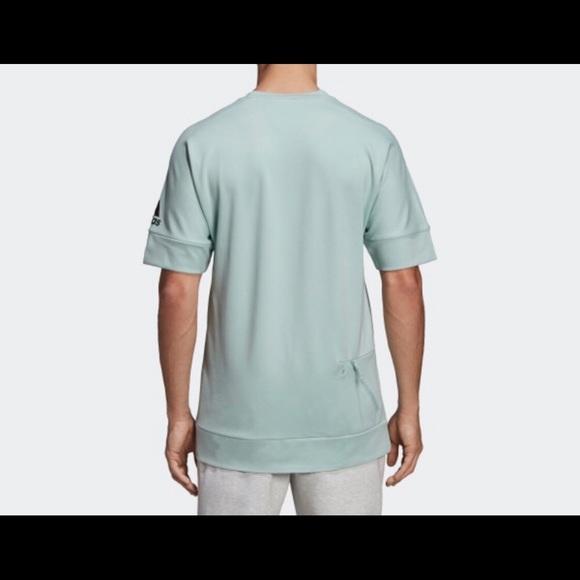 ADIDAS Z.N.E. TEE SS CREW Ash Green CF0643 - Picture 6 of 6